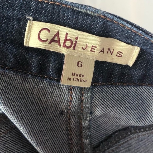 Cabi Dark Wash Classic Bootcut Jeans 6 #203 - Picture 4 of 4